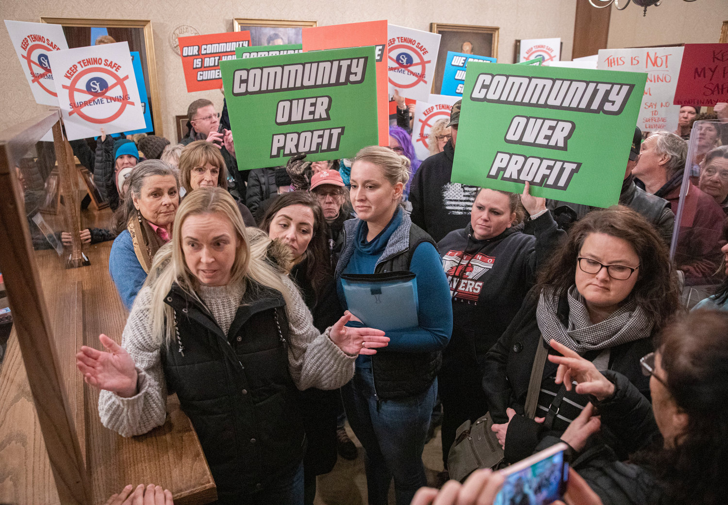 In Focus At Capitol Protesters Rally Against Tenino Area Sex Offender