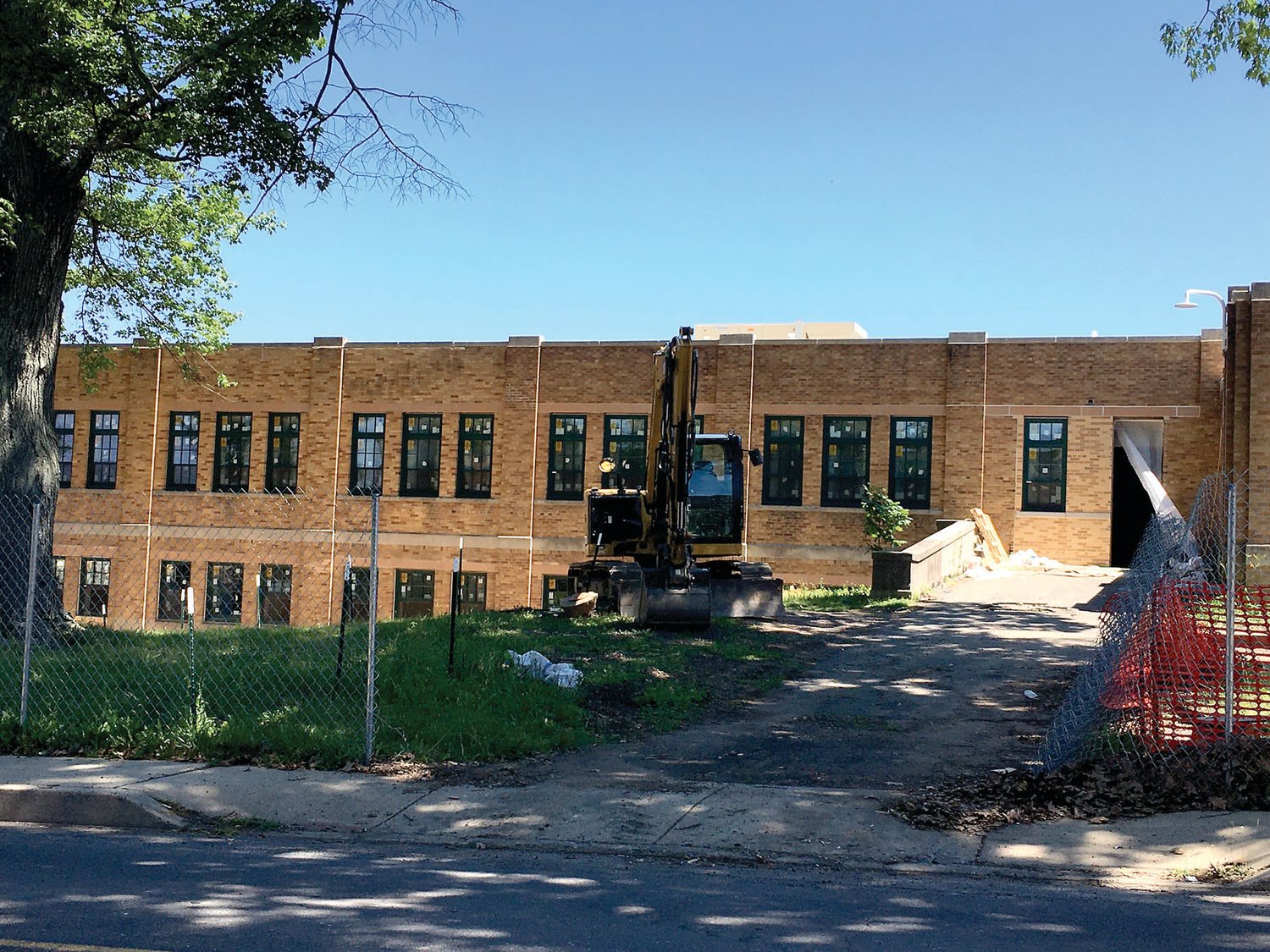 Transformation of the former PennDOT maintenance offices into Doylestown’s new borough hall and Central Bucks Regional Police Center is expected to be completed in August.