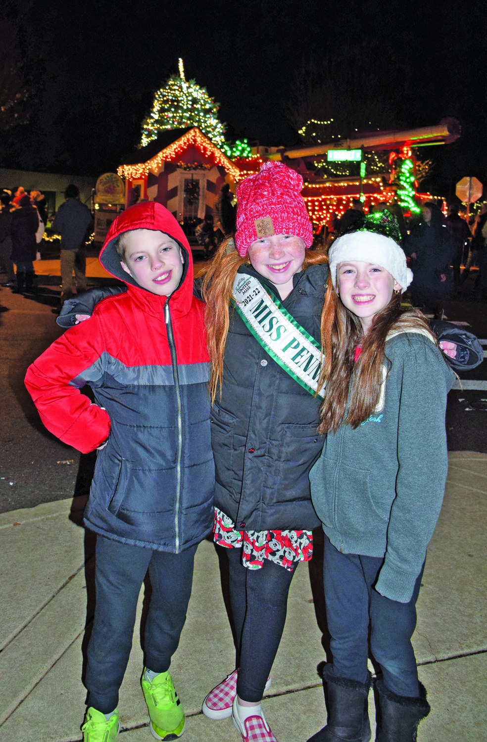 Katelyn Shape, Sophia Johnson, Miss Pennsylvania Jr. Preteen, and Tonny Share.