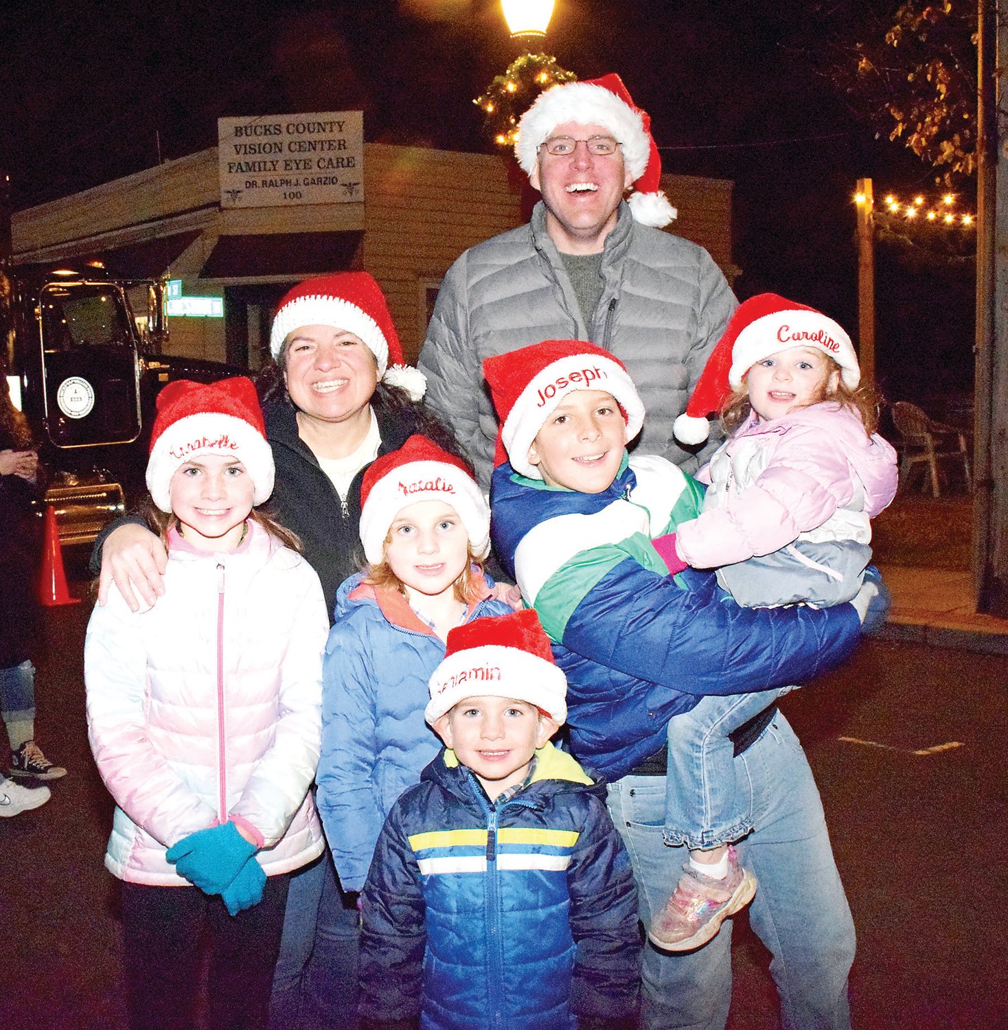 Diana and Ralph Giernacky of Doylestown with their children, Annabelle, Natalie, Joseph and Caroline.