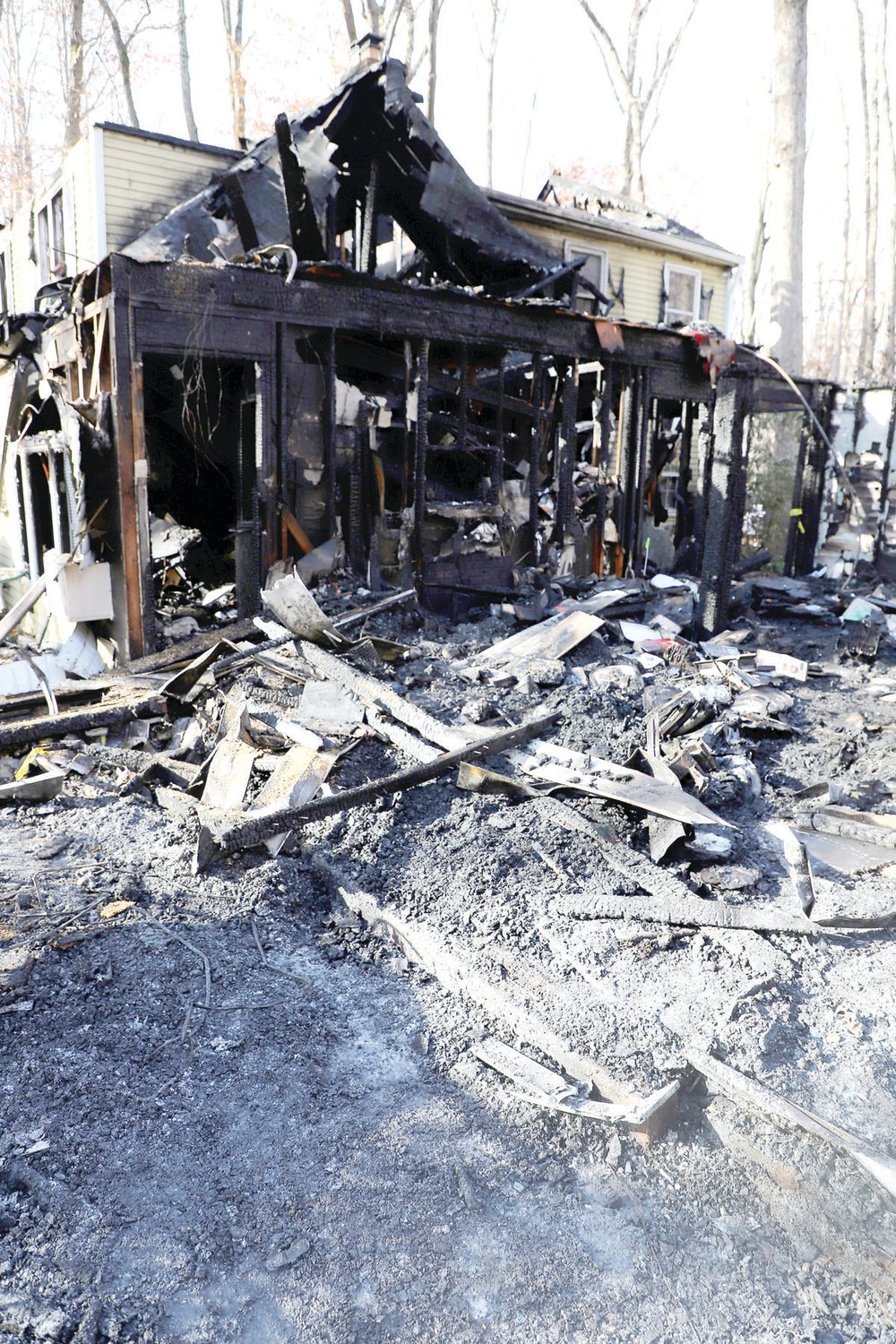 An intentionally set blaze at this Buckingham house claimed the life of an 81-year-old man early Sunday. The man who police say set the fire has been charged with arson and homicide.