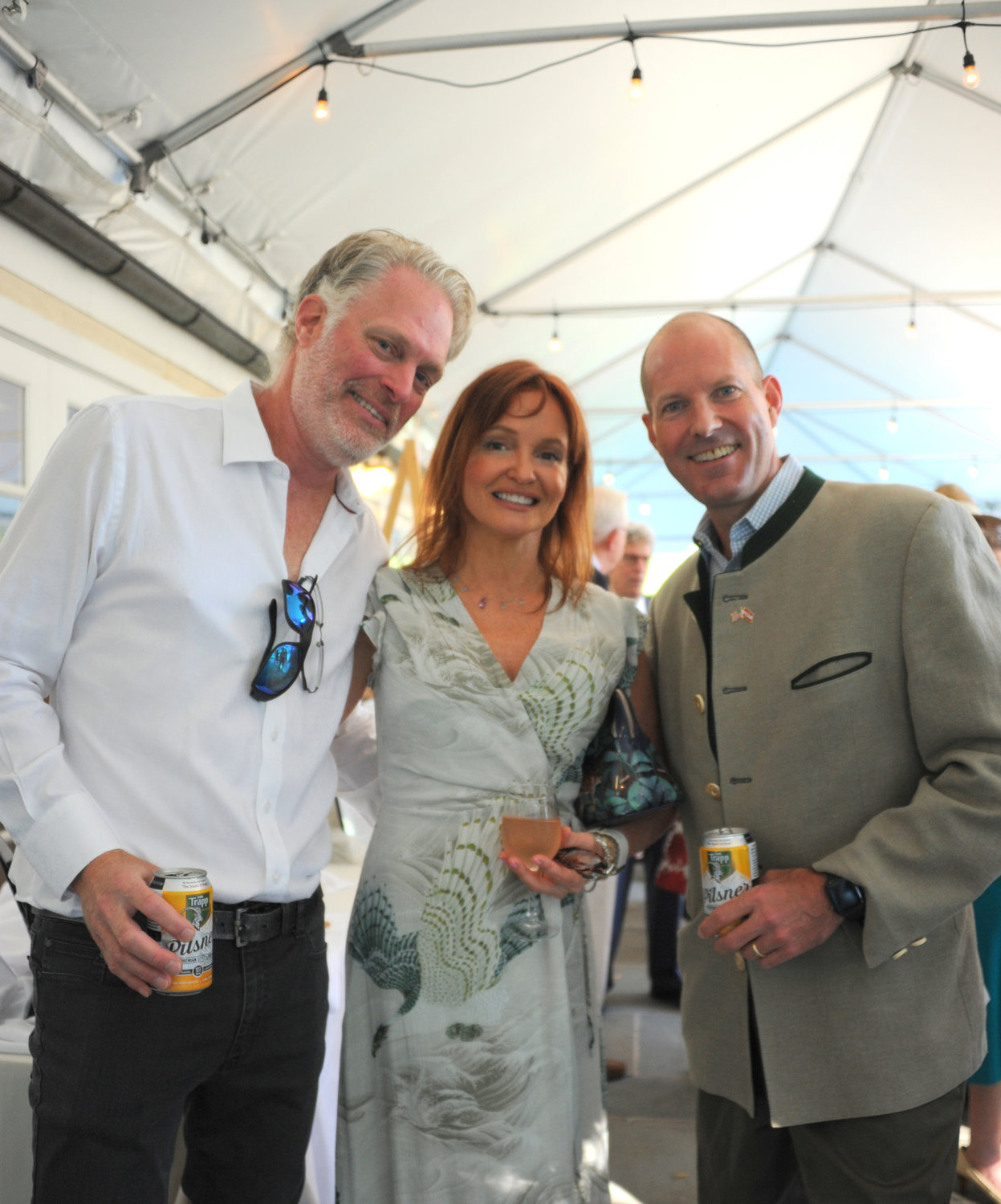 Will Hammerstein, Mandee Hammerstein and Sam von Trapp.