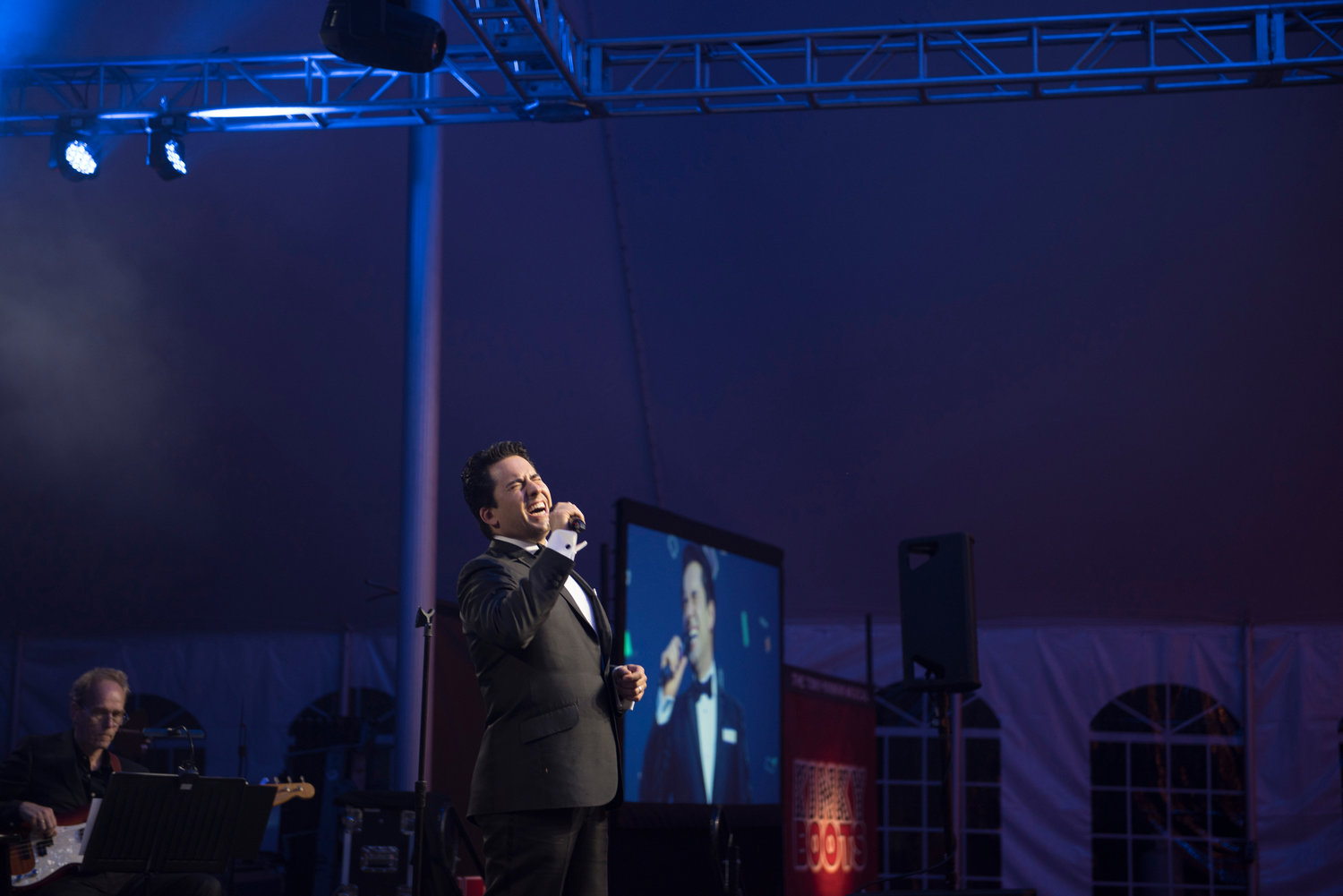 John Lloyd Young performs at Galavant in the Garden.