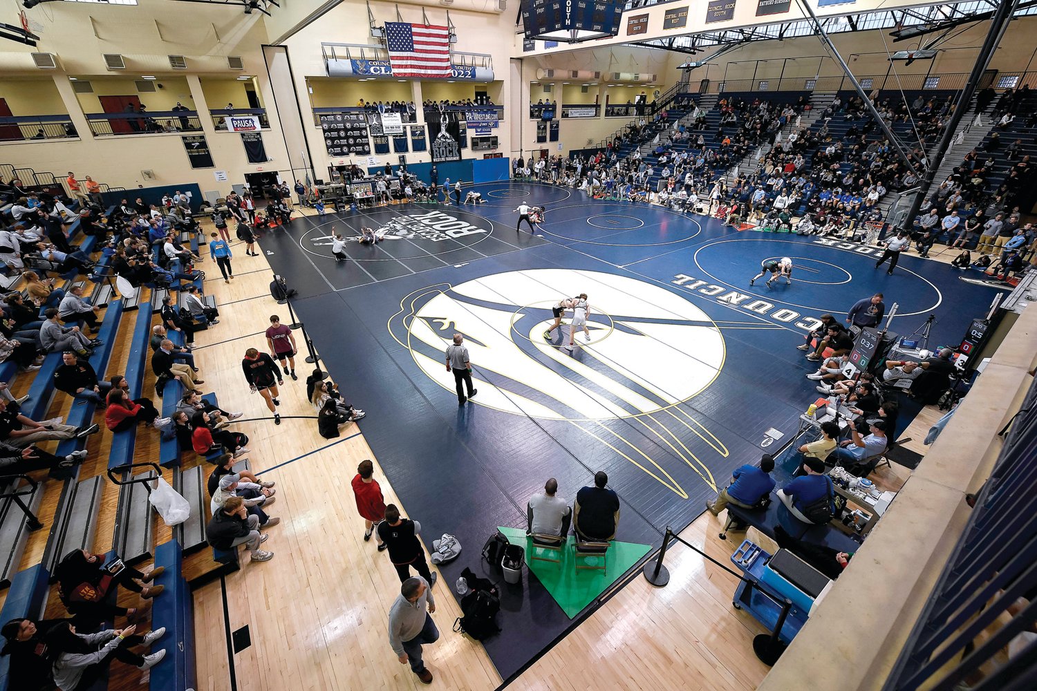 Wrestlers compete Sunday in the Escape the Rock tournament, held Jan. 14 and 15 at Council Rock South.