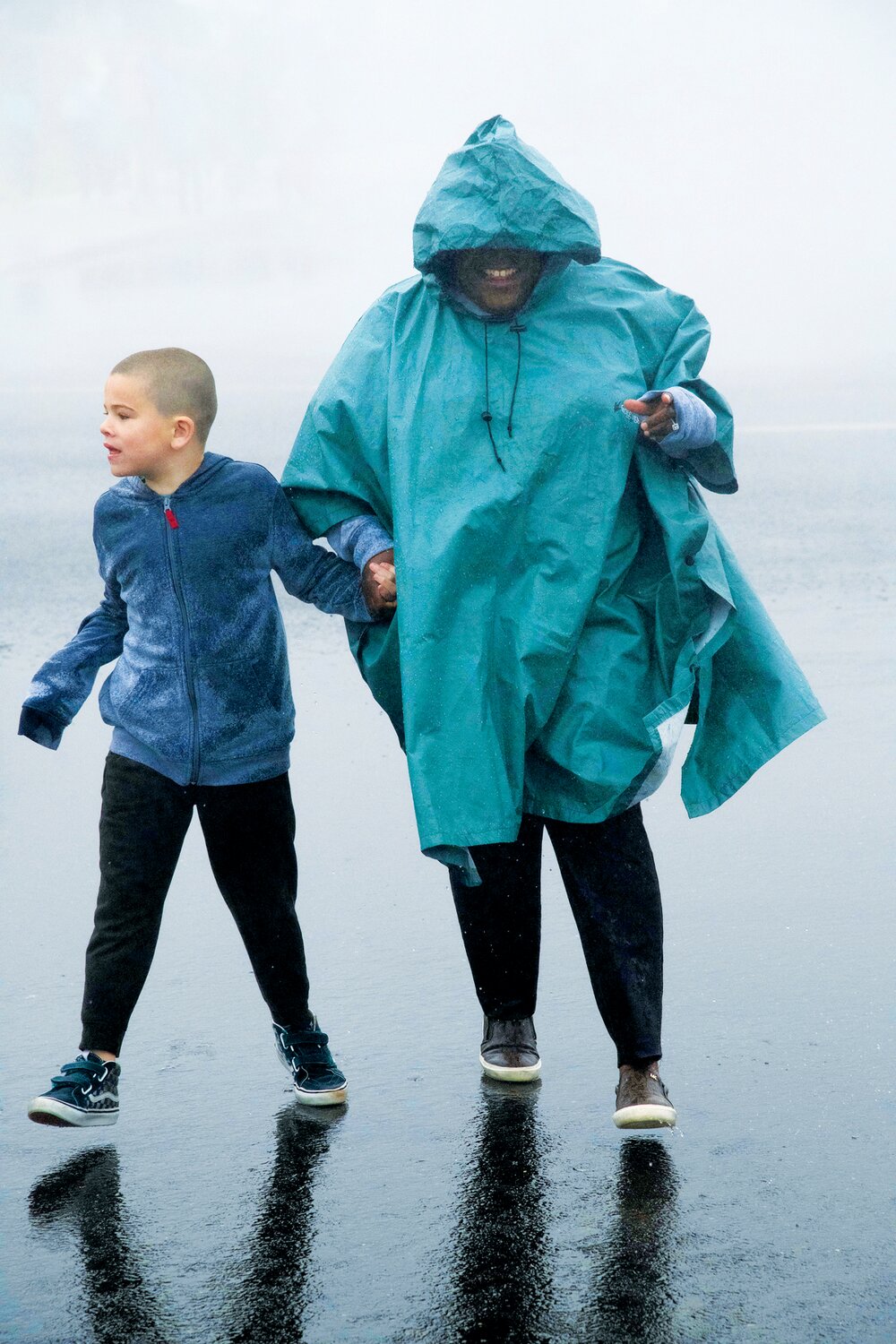 Lisa Stoddard, an assistant in the autistic support class at West Rockhill, and student Kyle Leister.