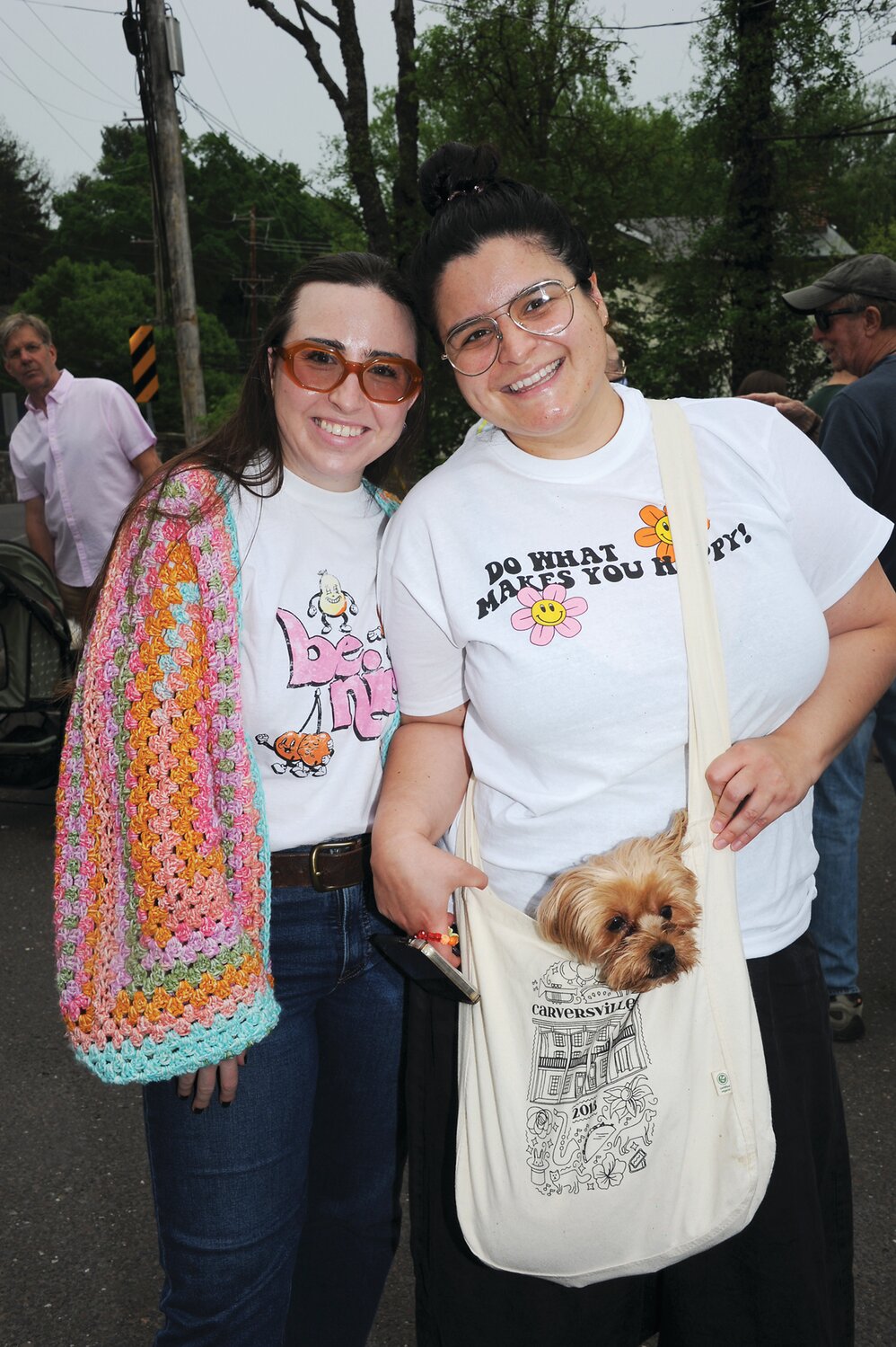 Becky Blatt, Ashley Suarez and Nala.