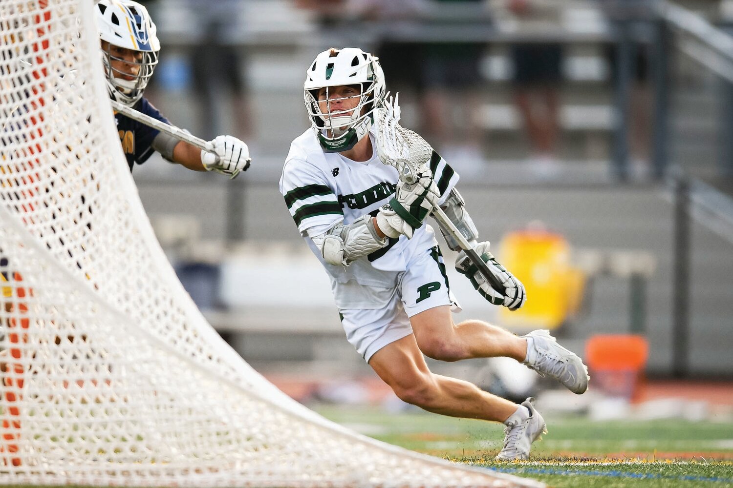 Pennridge’s Frankie Fanelli attempts a shot from the side of the net