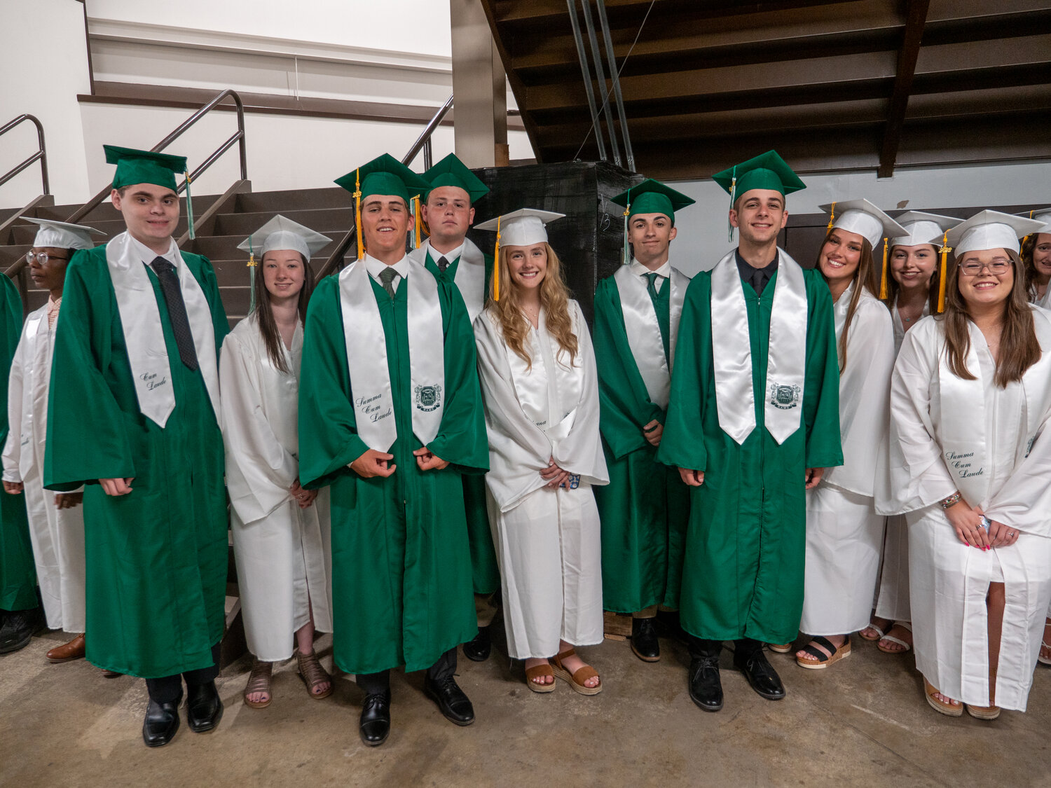 Members of the Pennridge High School Class of 2023 attend their graduation ceremony Tuesday at Stabler Arena.