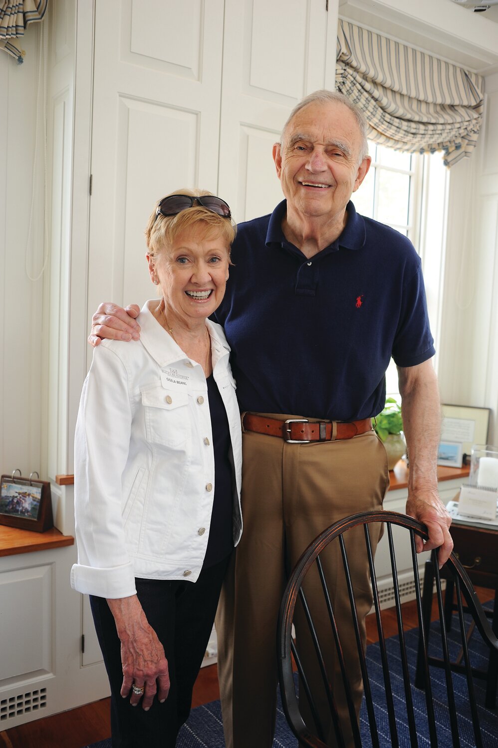 Gisela and Fred Beans, owners of one of the homes featured on the tour.