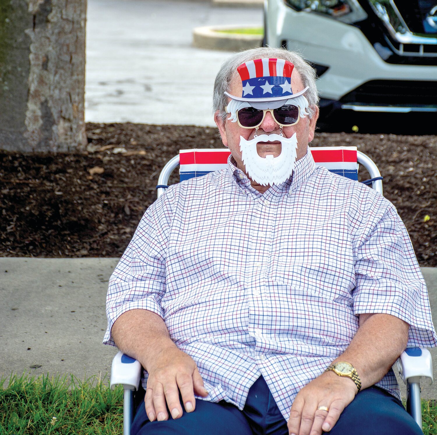 Ralph Pasquarello attends the Southampton Days Parade.