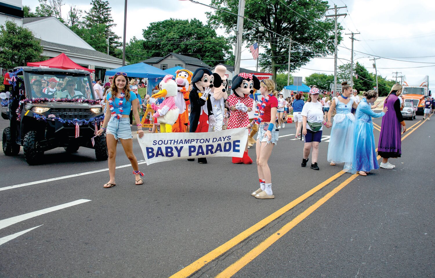 A baby parade joined the fun along the Southampton Days Parade route.