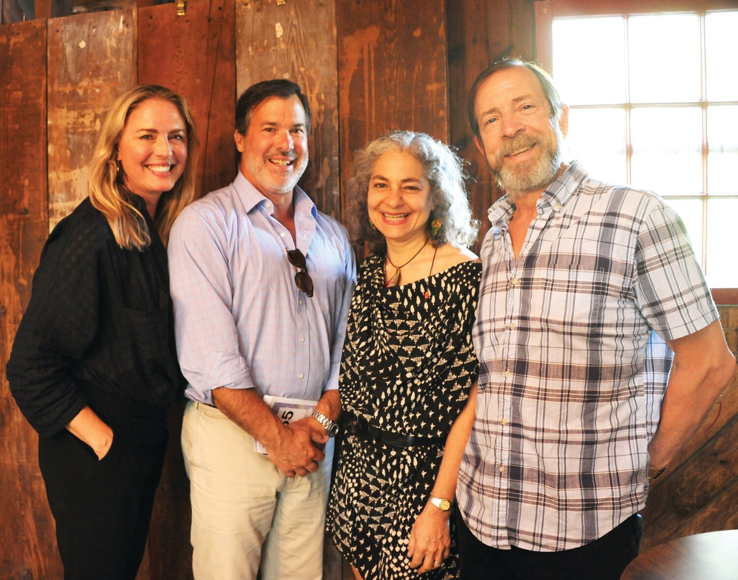 Eva and Chris Caputo, Rachel Finkle and Sven Helmer.