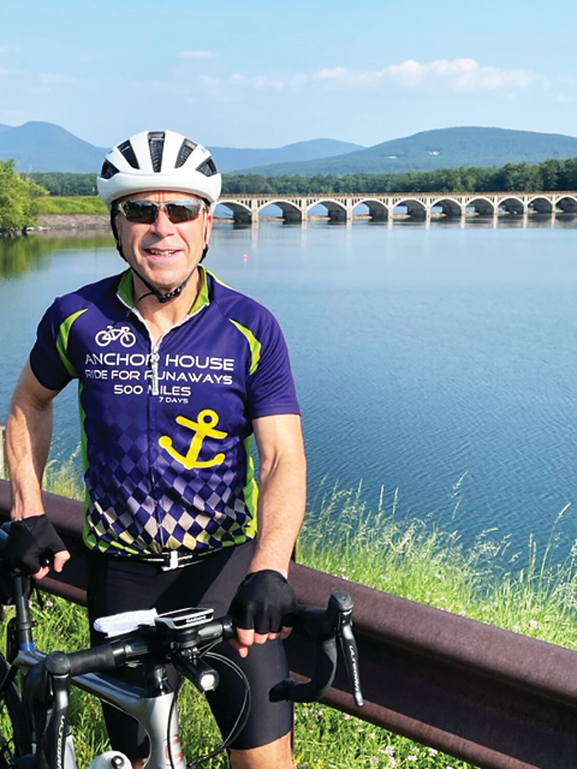 Joe Boyce at the Ashokan Reservoir in Ulster County, New York.