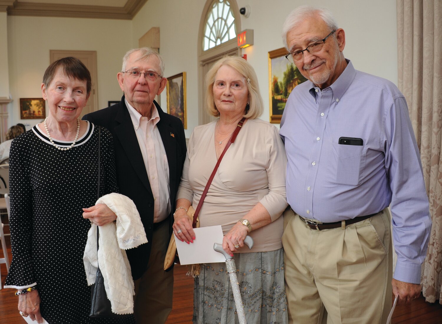 Carolyn and Curtis Cowgill, and Sue and Jay Brodish.