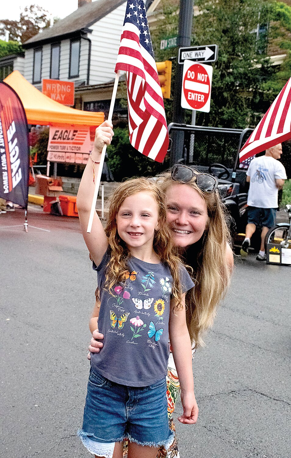 Kristy McMahon with Brooke Langley of Doylestown Township.