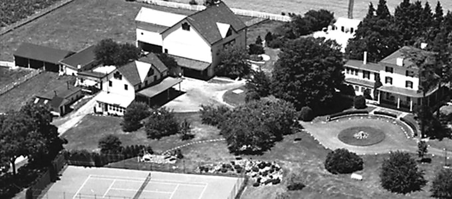 Highland Farm, as seen from above.