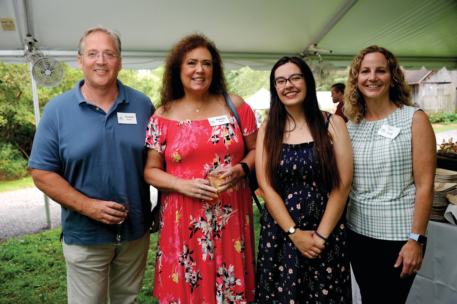 Jerome and Pamela Butkus, Melissa Lee and Tara Camp.