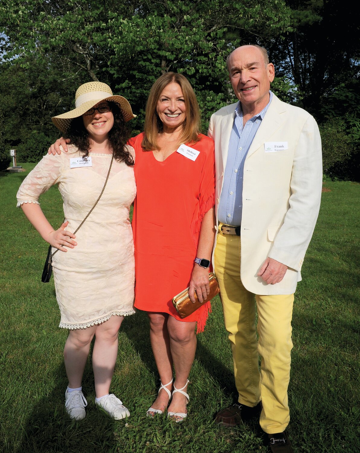 Courtney Dickinson, Melissa Eiseman and Frank Rapoport.