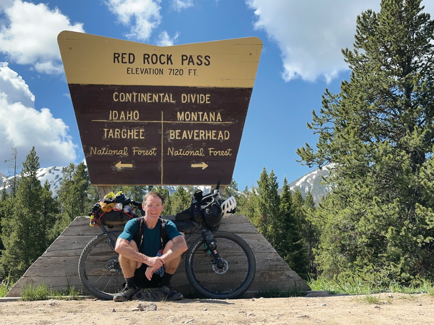 Mark Gibson takes a break in southeastern Idaho.