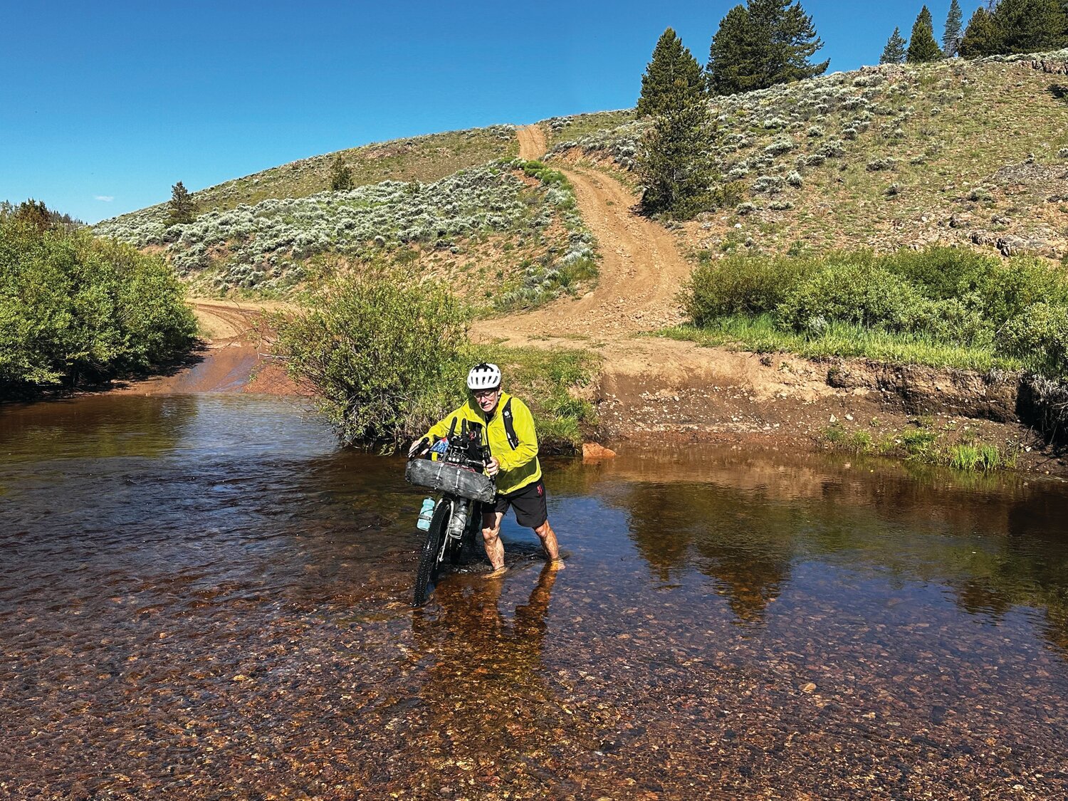 It took 40 days but Mark Gibson, who owns Boing Gymnastics in Perkasie, has completed the Tour Divide, a 2,745-mile off-road trek from Canada to the U.S.-Mexico border.