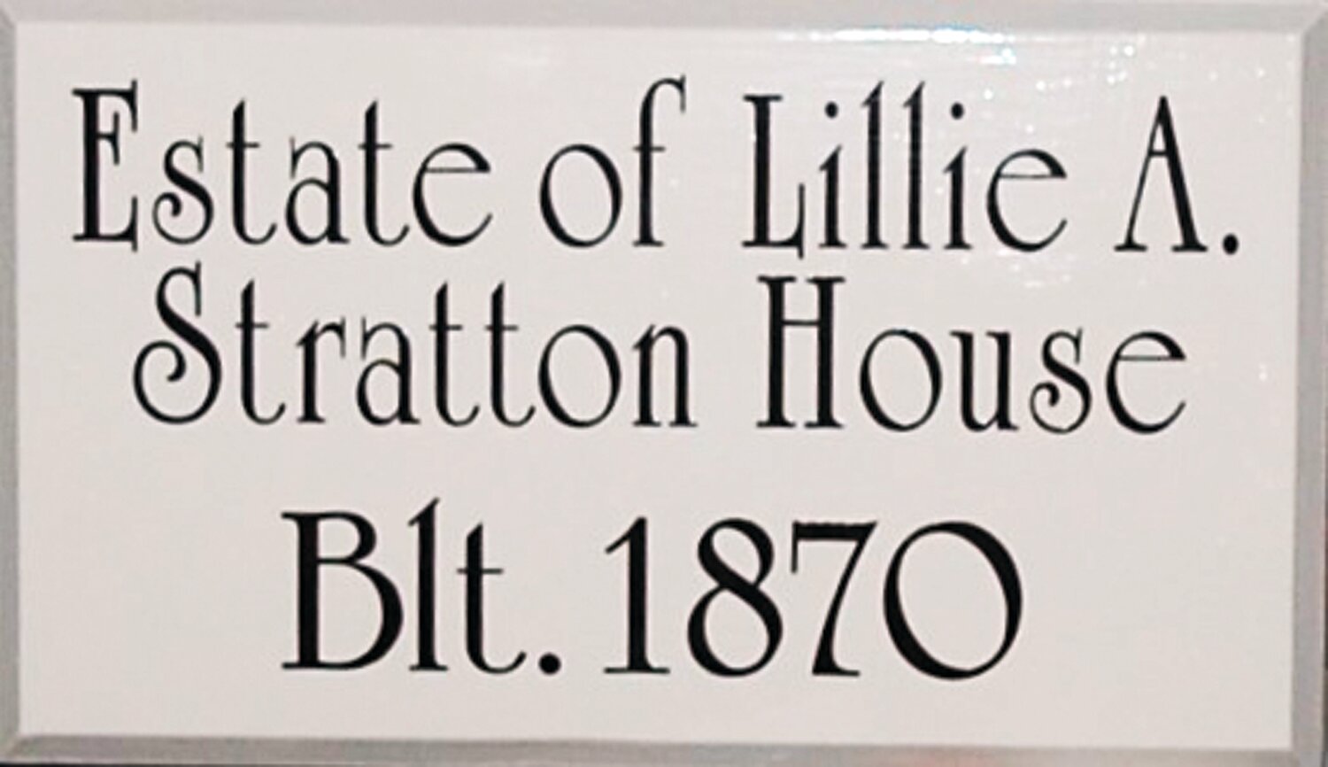 A plaque that was placed on the East Ashland Street home on July 30 honors the family that has occupied the house at 186 E. Ashland St. in Doylestown since the 1880s and owned it since 1923.