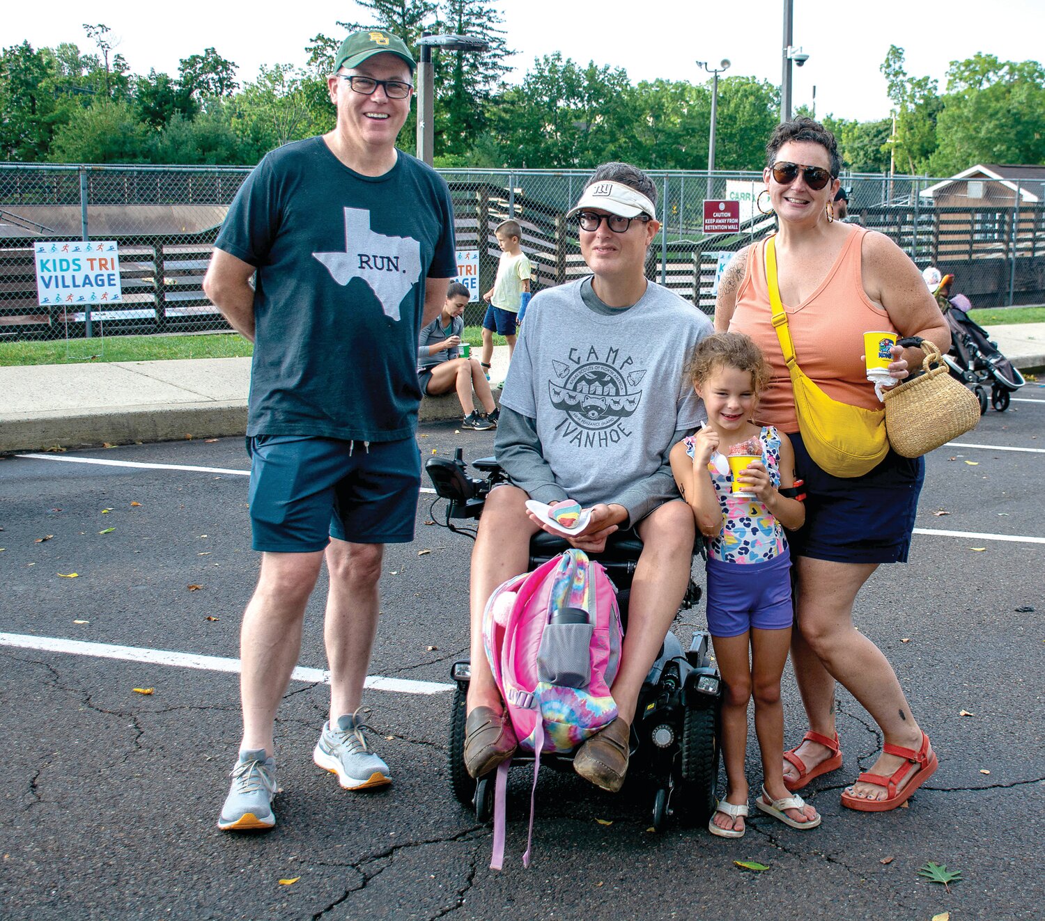 From left are: Steve Carrington, Josh Bobrovcan, Beatrix Bobrovcan and Jen Hunter.