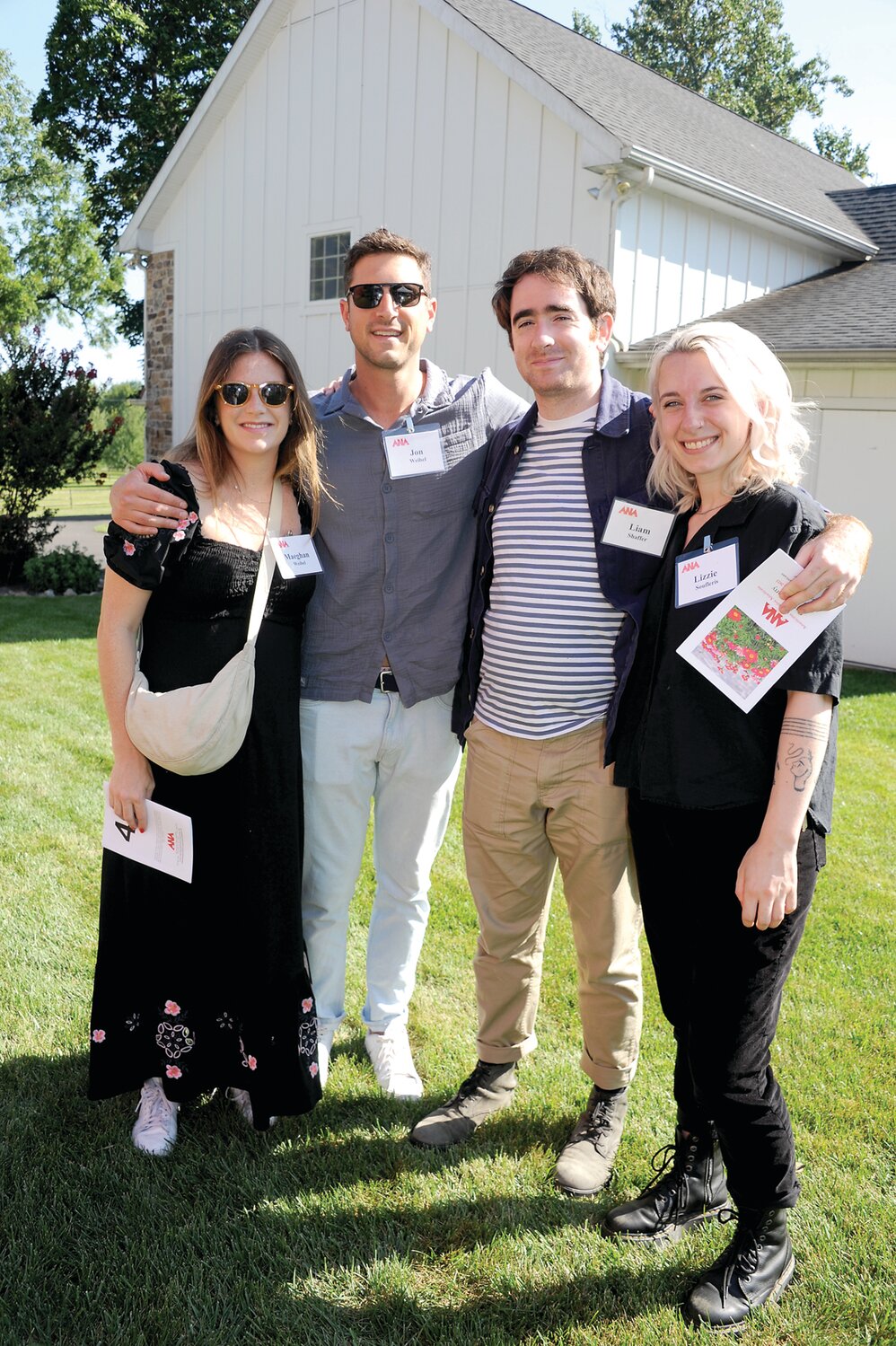 Maeghan and Jon Weibel, Liam Shaffer an  Lizzie Soufleris.