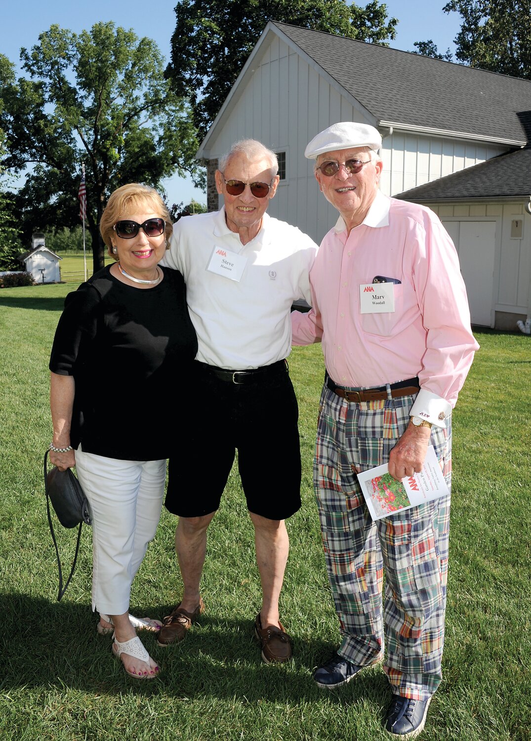 Joyce and Steve Hanson, and Marv Woodall.