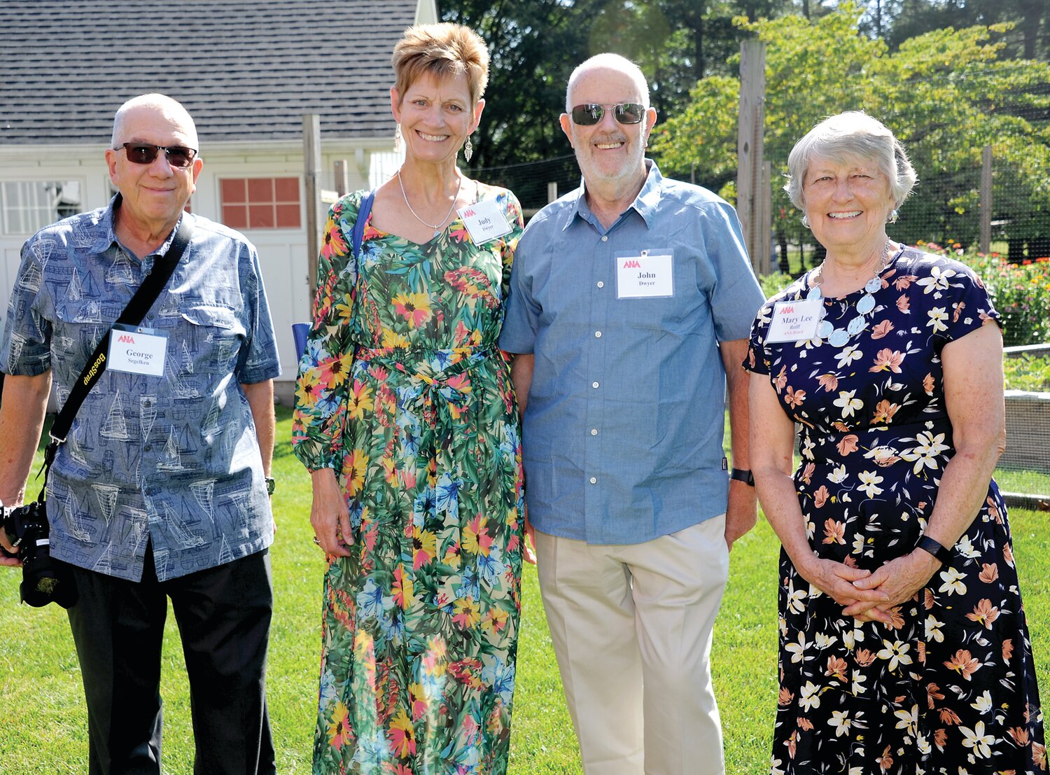 George Segelken, Judy and John Dwyer, and Mary Lee Reiff.