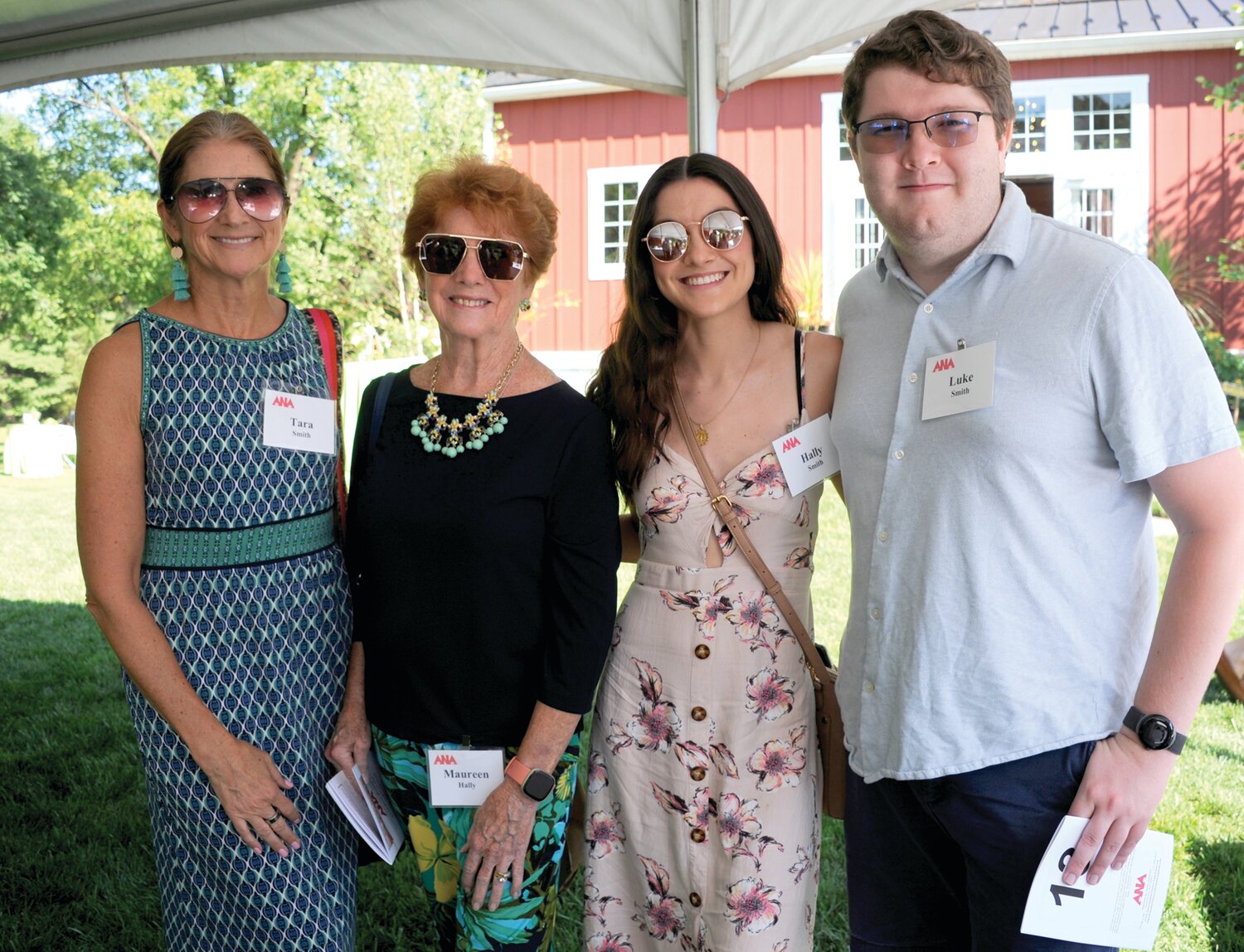 Tara Smith, Maureen Hally,  Hally Smith and Luke Smith.