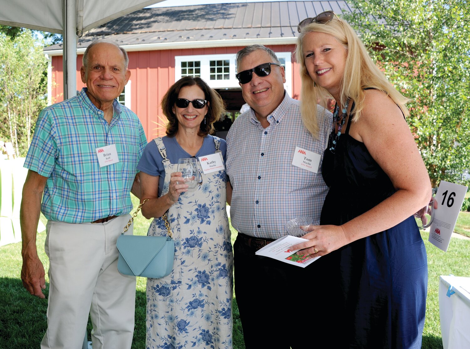 J Brian Reiff, Kathy and Tom Maclin, and Amy Edenson.