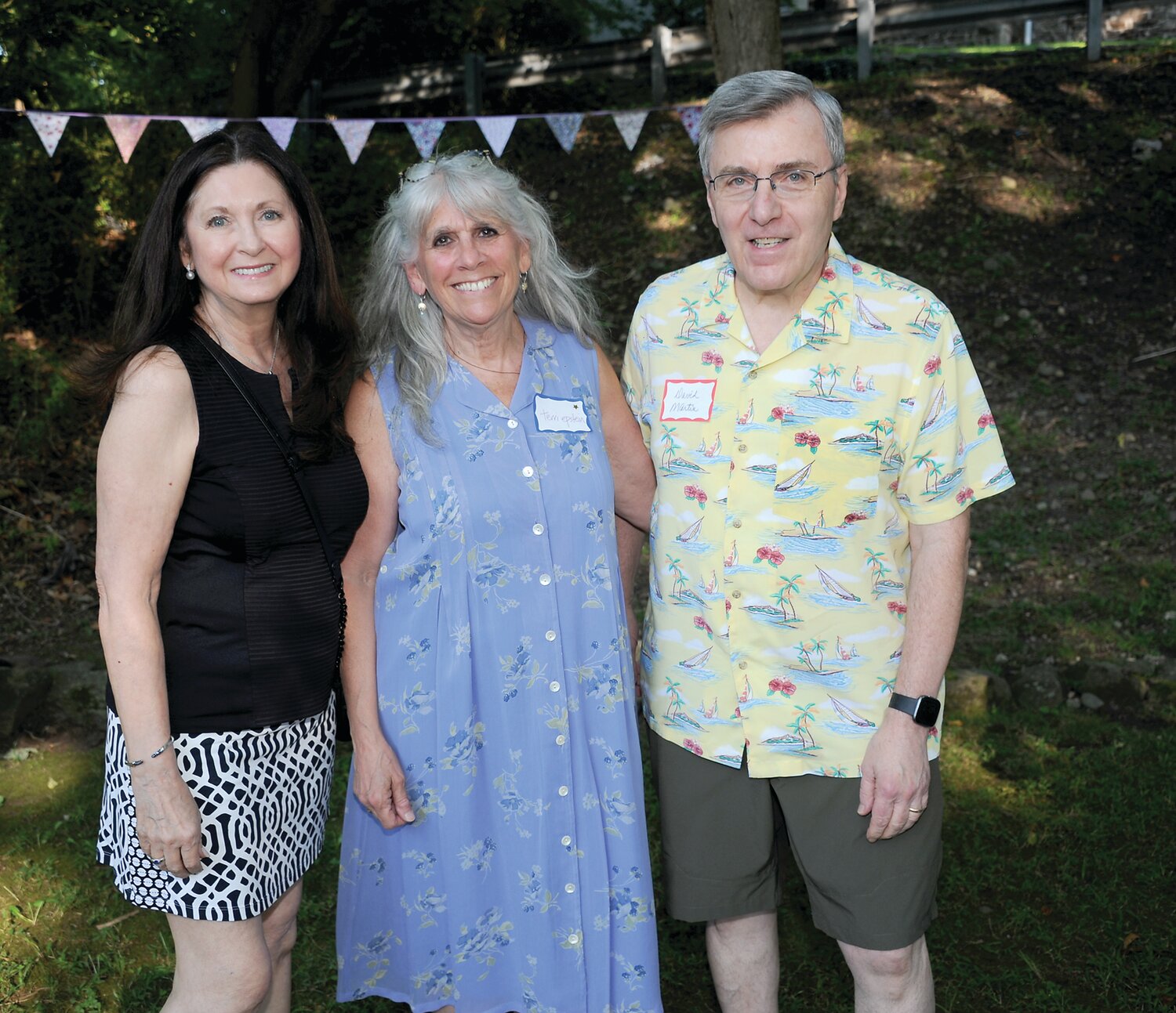 Carole Martin, Terri Epstein and David Martin.