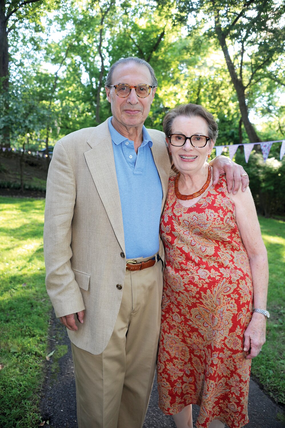 Kathy and Ted Fernberger were honored for their longtime support of Phillips’ Mill.