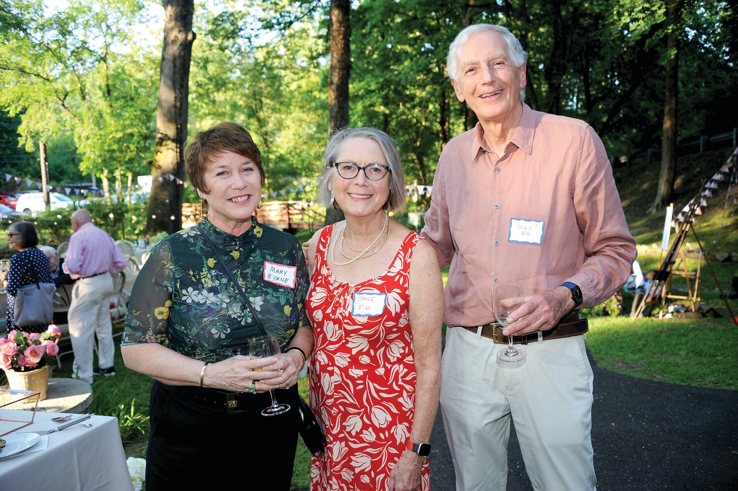 Mary Byrne, Jane Ford Hutchinson and Tony Ford Hutchinson.