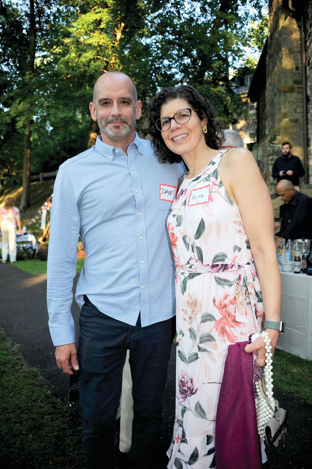 Dave Dembeck and Alice Ford Hutchinson.