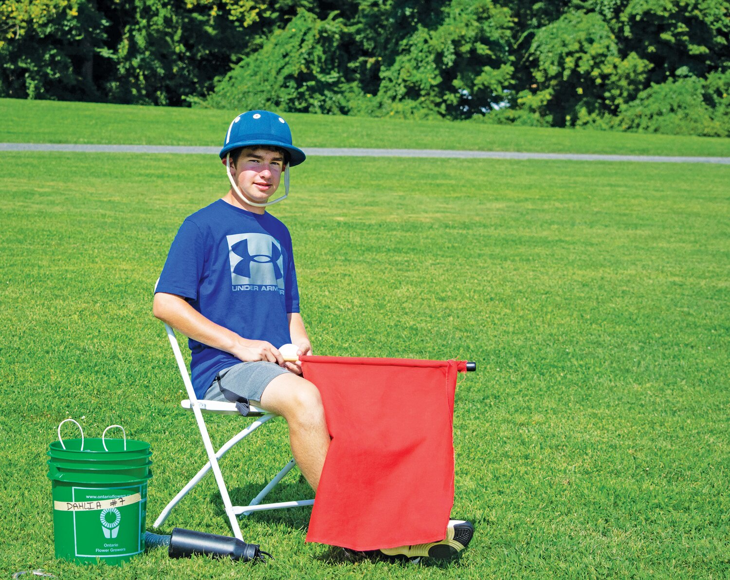 John Wilkinson served as one of Saturday’s goal judges.