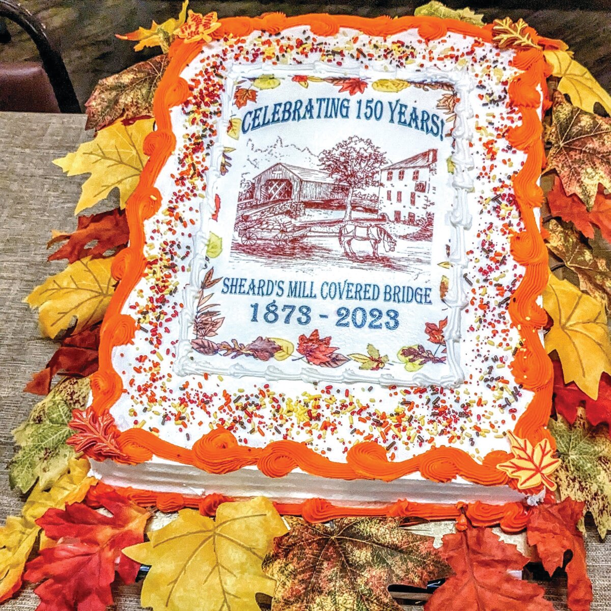 The Sheard’s Mill Covered Bridge, which spans the Tohickon Creek on the Haycock-East Rockhill border, was celebrated Saturday.