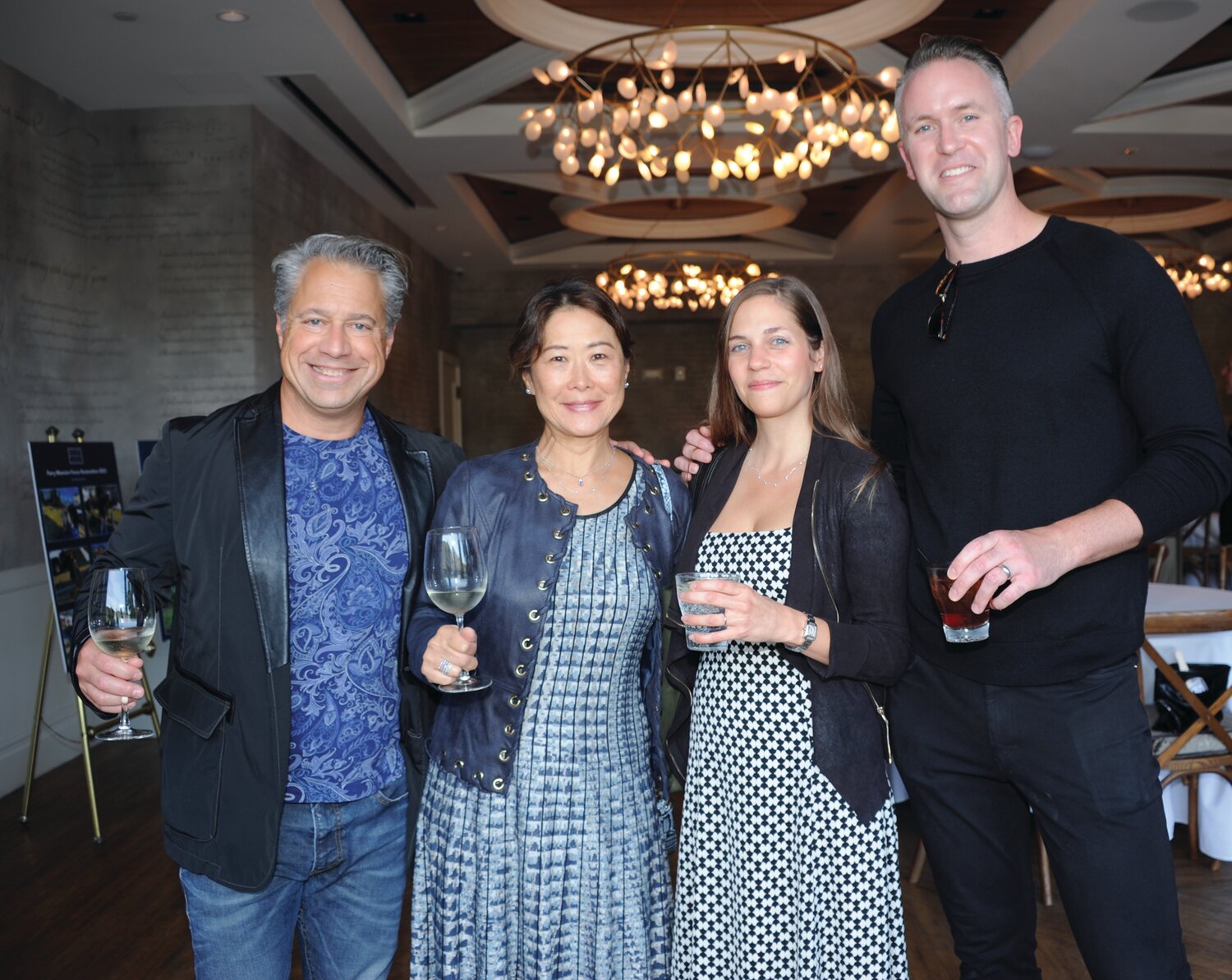 Bob and Hitomi Margadonna, and Nikki and Justin Halsey.