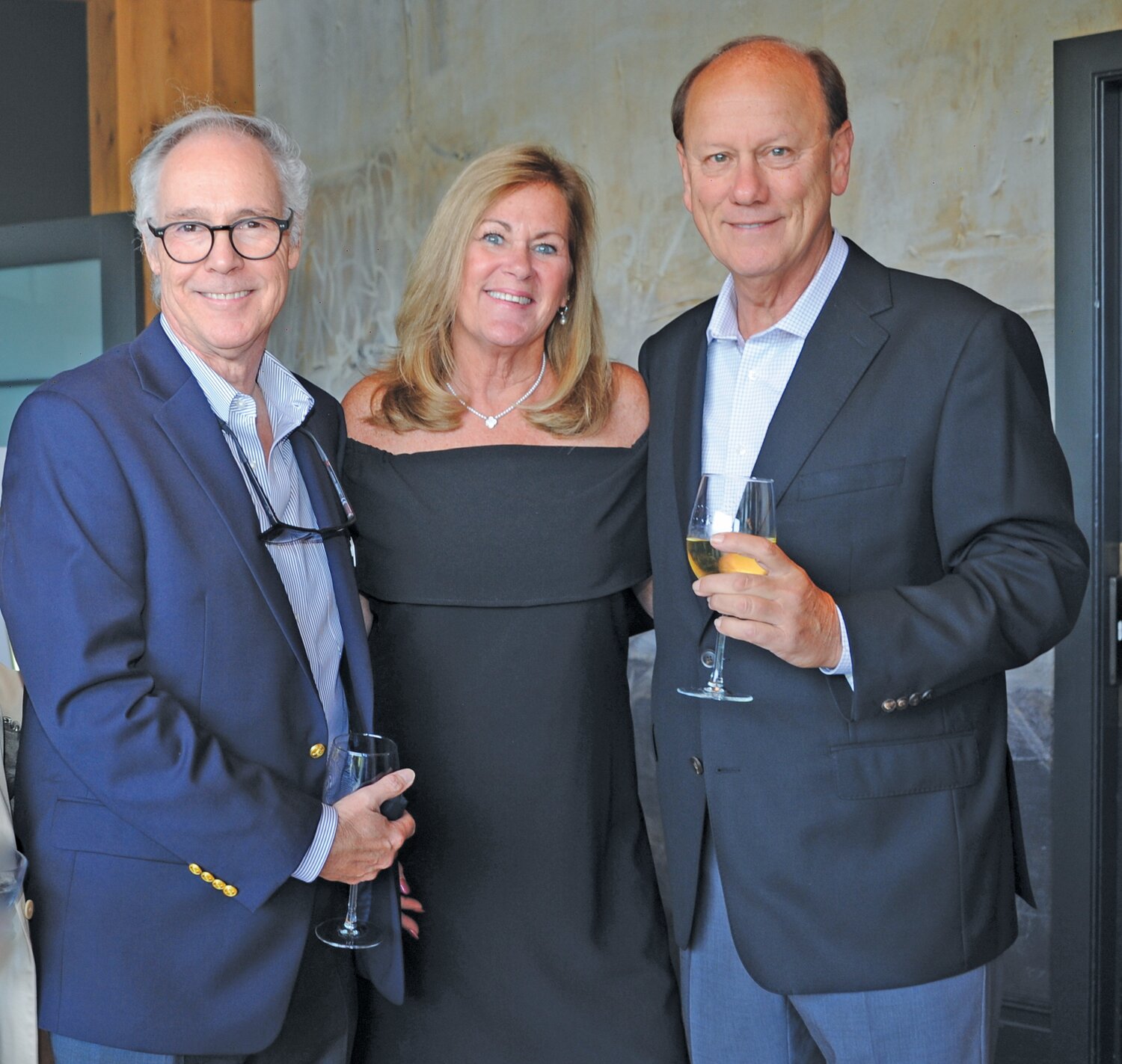 Ralph Fey, Mary Ellen Maguire and New Hope Mayor Lawrence Keller.