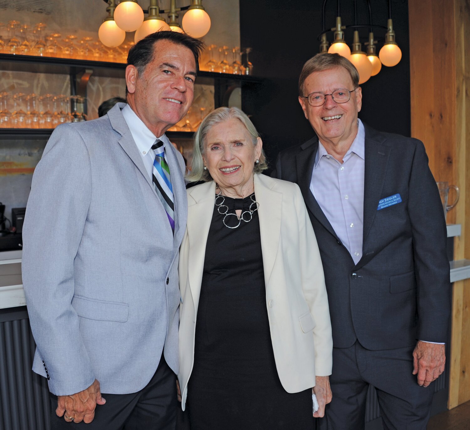 Bob Egan, Bridget Wingert and  Roy Ziegler.