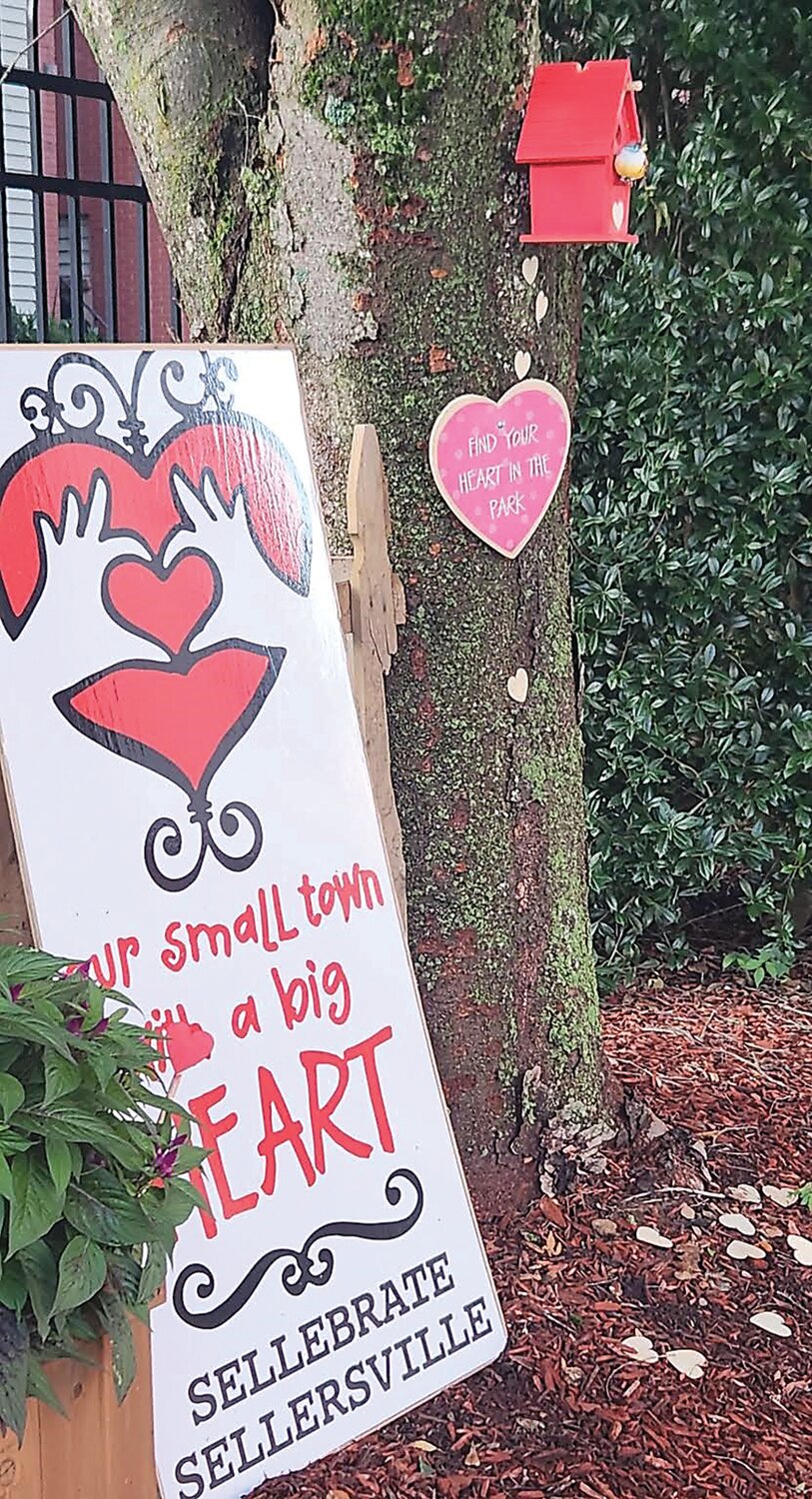 Domenic Falcone is putting his heart into an effort to rejuvenate a pocket park in Sellersville.