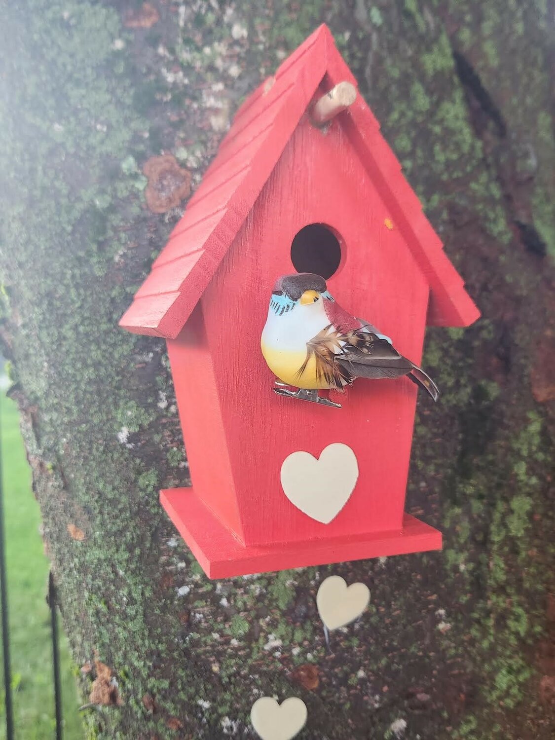 Hearts are the theme at the pocket part at North Main and East Walnut streets in Sellersville.