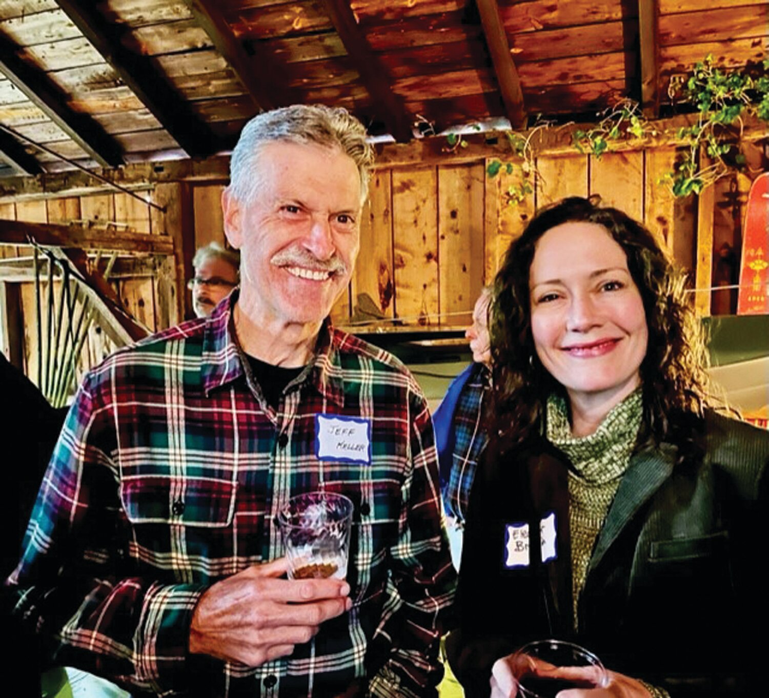 Tinicum Conservancy Trustee Jeff Keller and Tinicum Supervisor Eleanor Breslin attended the 14th Annual Tinicum Conservancy Community Celebration Saturday.