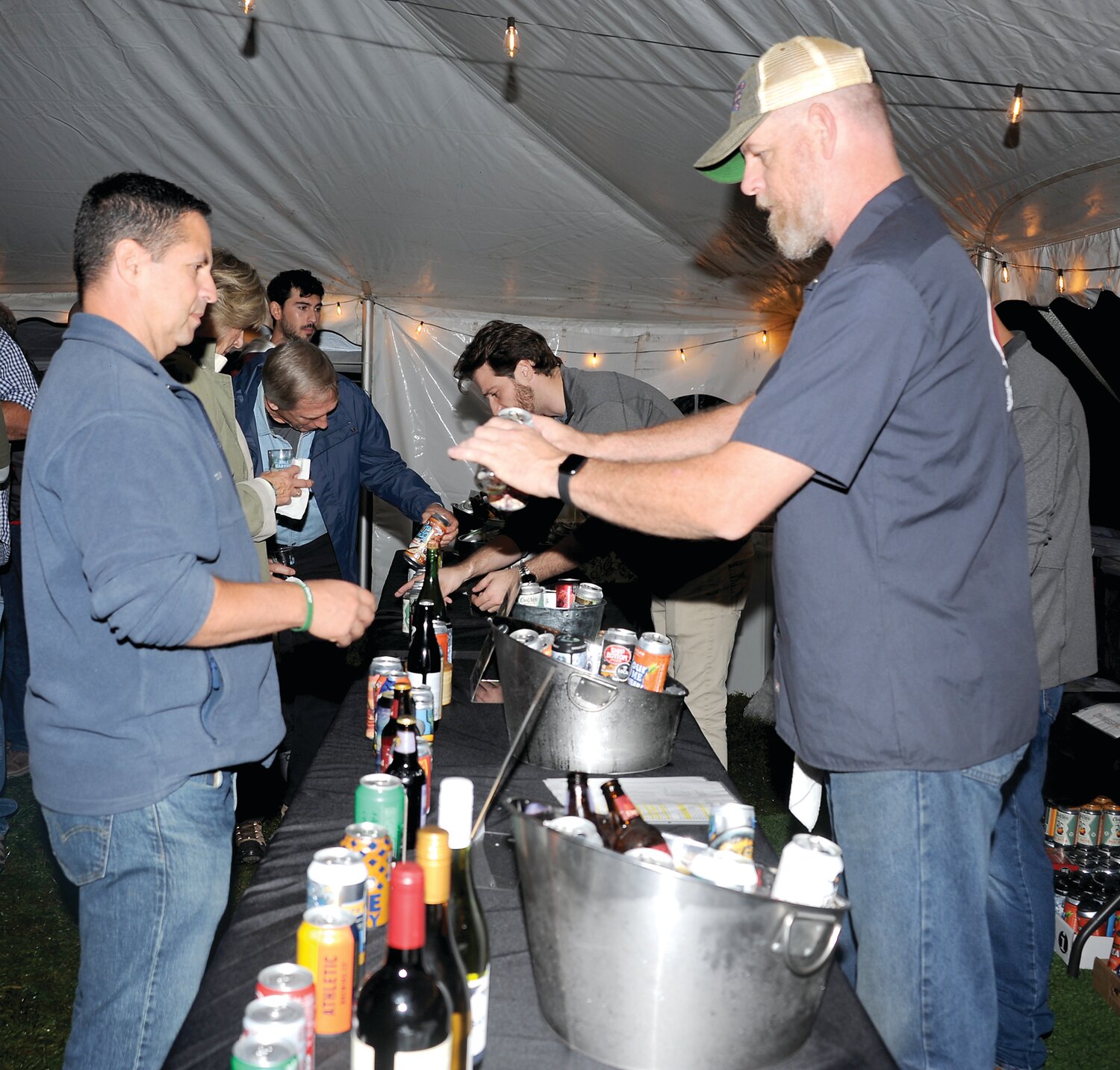 B&B Beverage of Doylestown serves guests.