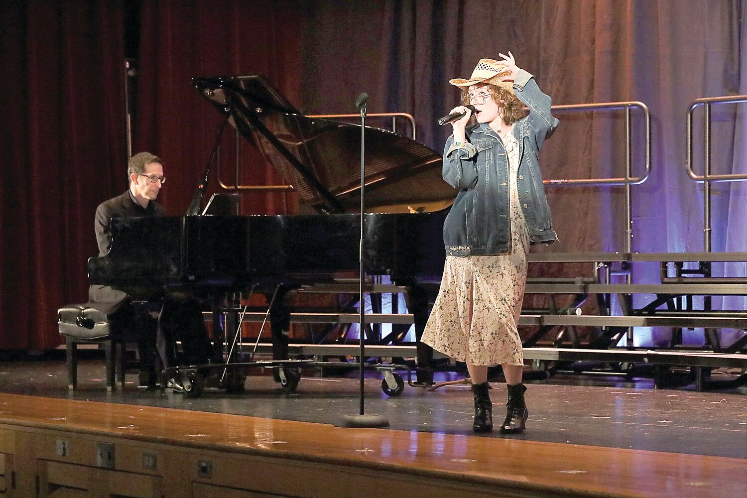 Solo Contest winner Felix Arnstein  of Point Pleasant, in a charismatic performance of “I Cain't Say No!” from “Oklahoma!”