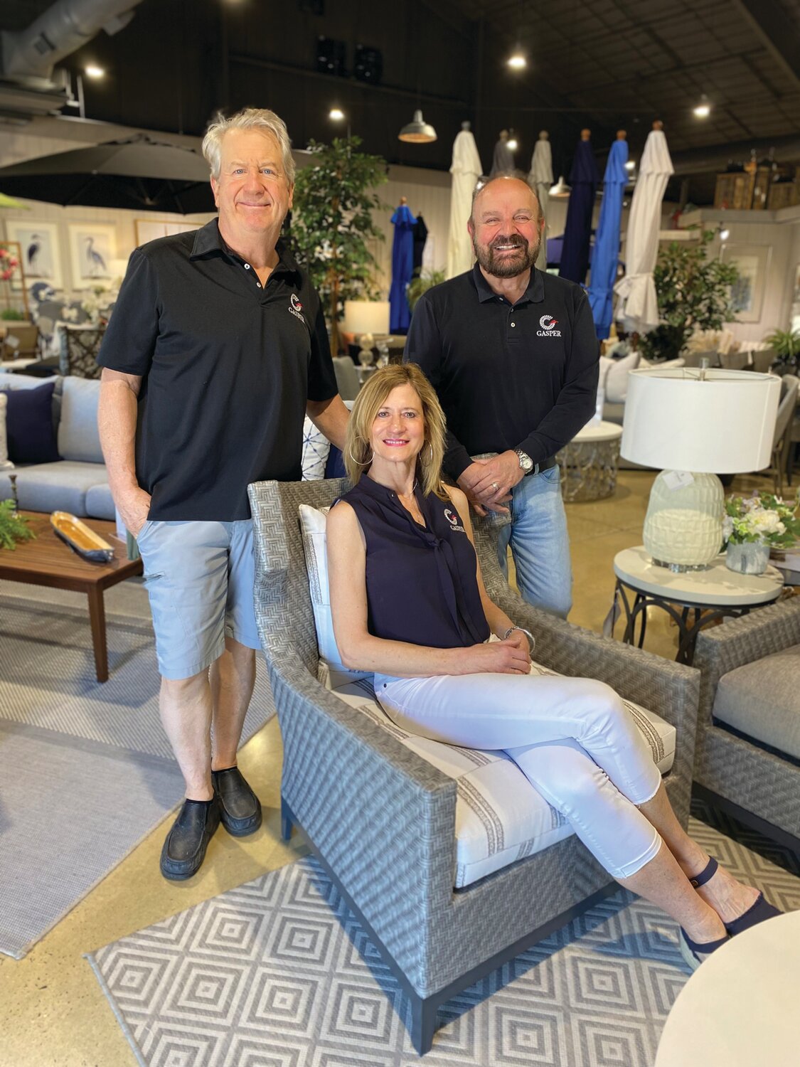 The Gasper Exterior Furnishings Studio management team.