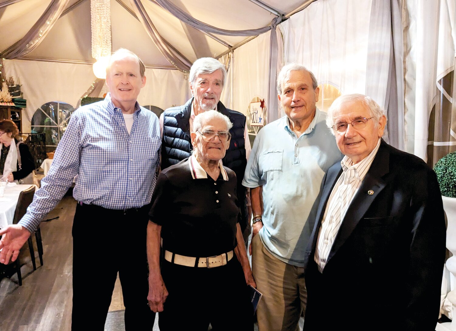 Doug Dole, Jeff Osborne, Michael Parisi, Bernard Brill and Vittorio Vettori.