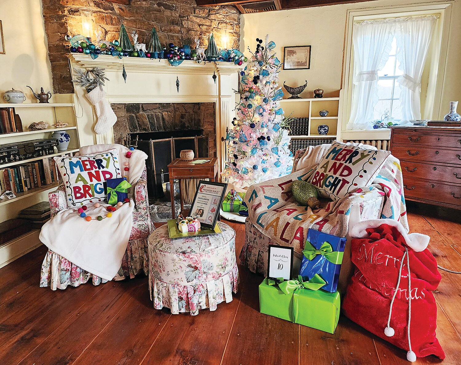 The Preeclampsia Foundation display in Pearl S. Buck’s Estate.