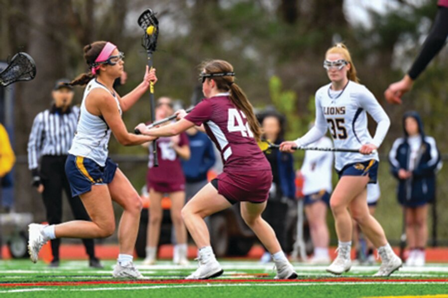 Madie Thistlewaite competes in a game against Abington during her sophomore year.