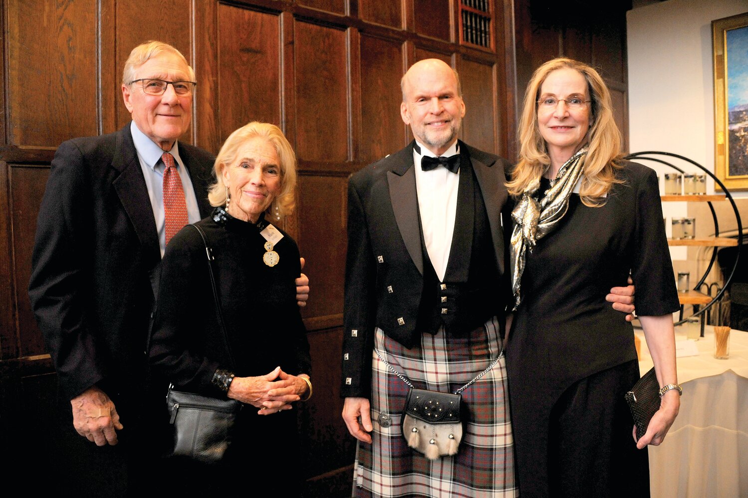 Barney and Valerie Berlinger, Stephen Phillips and Candace Jones.